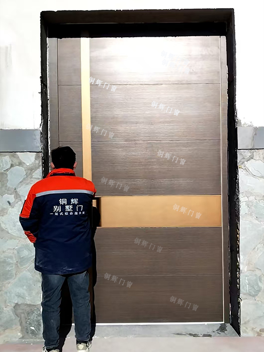 精雕铝艺入户门