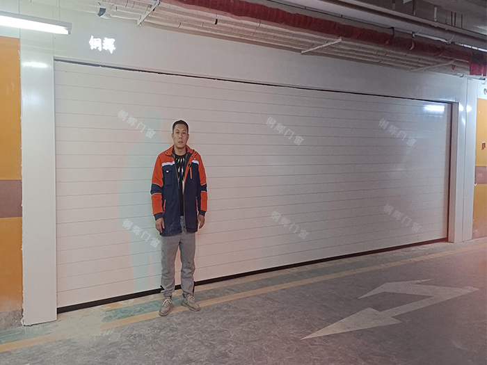 别墅智能快速螺旋车库门